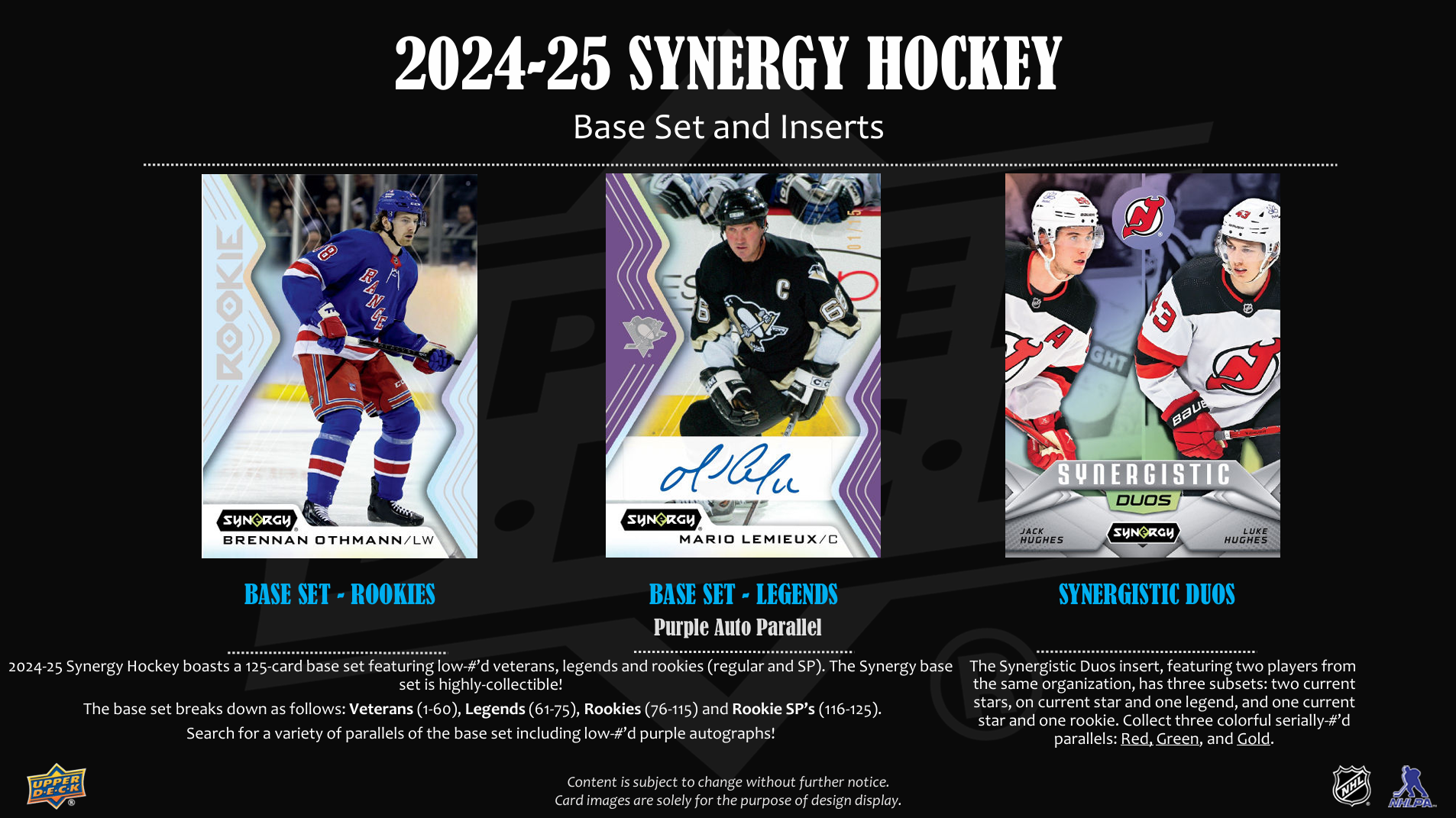 2024-25 Upper Deck Synergy Hockey Hobby Box