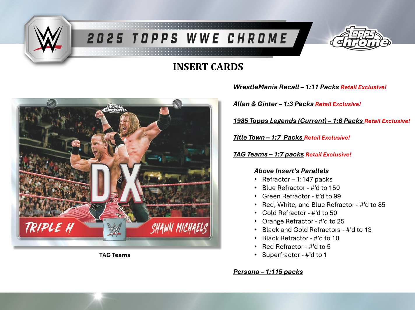 2025 Topps Chrome WWE