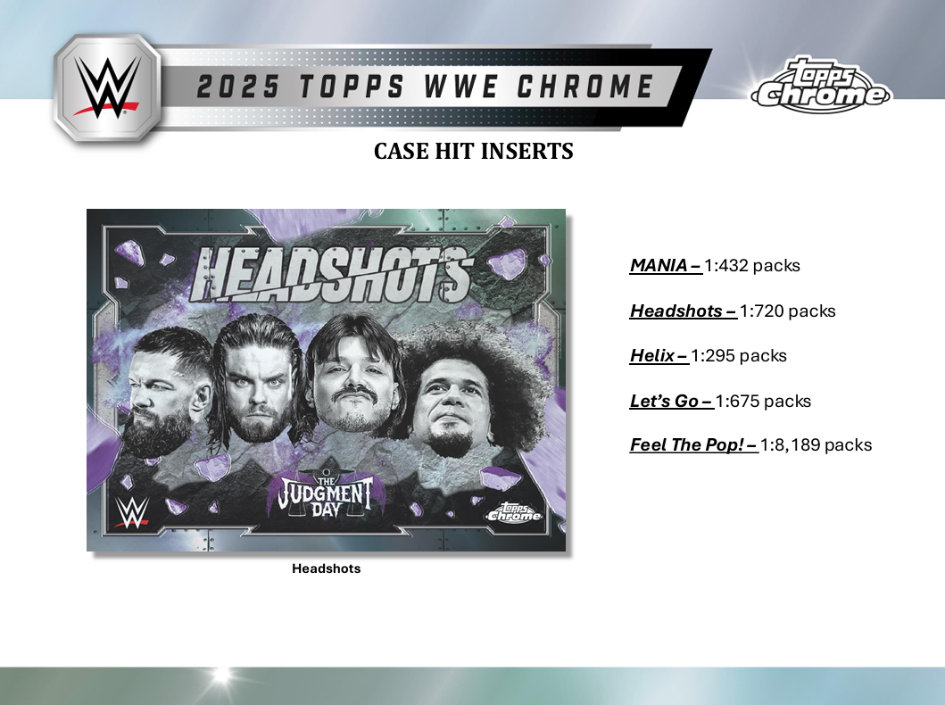 2025 Topps Chrome WWE Hobby Box