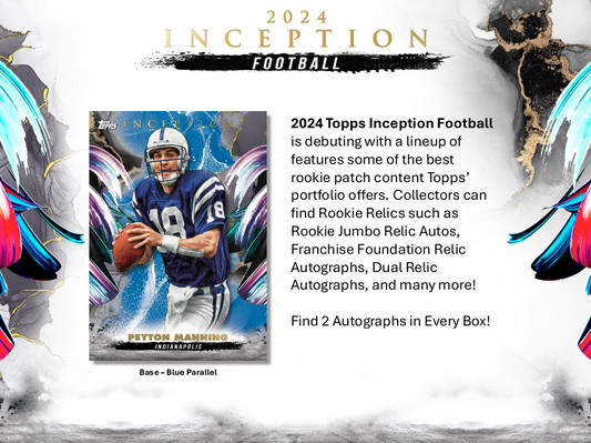 2024 Topps Inception Football Hobby Box