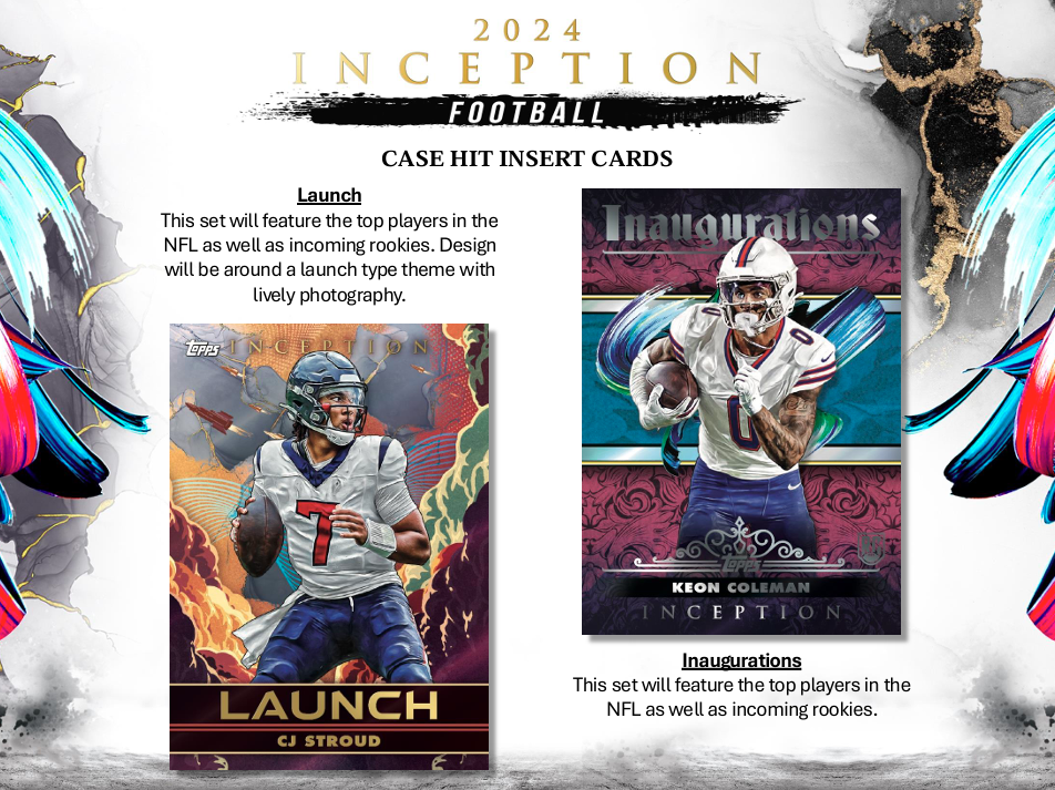 2024 Topps Inception Football Hobby Box