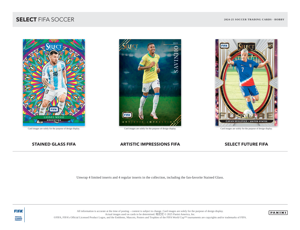 2024-25 Panini Select FIFA Soccer Hobby Box