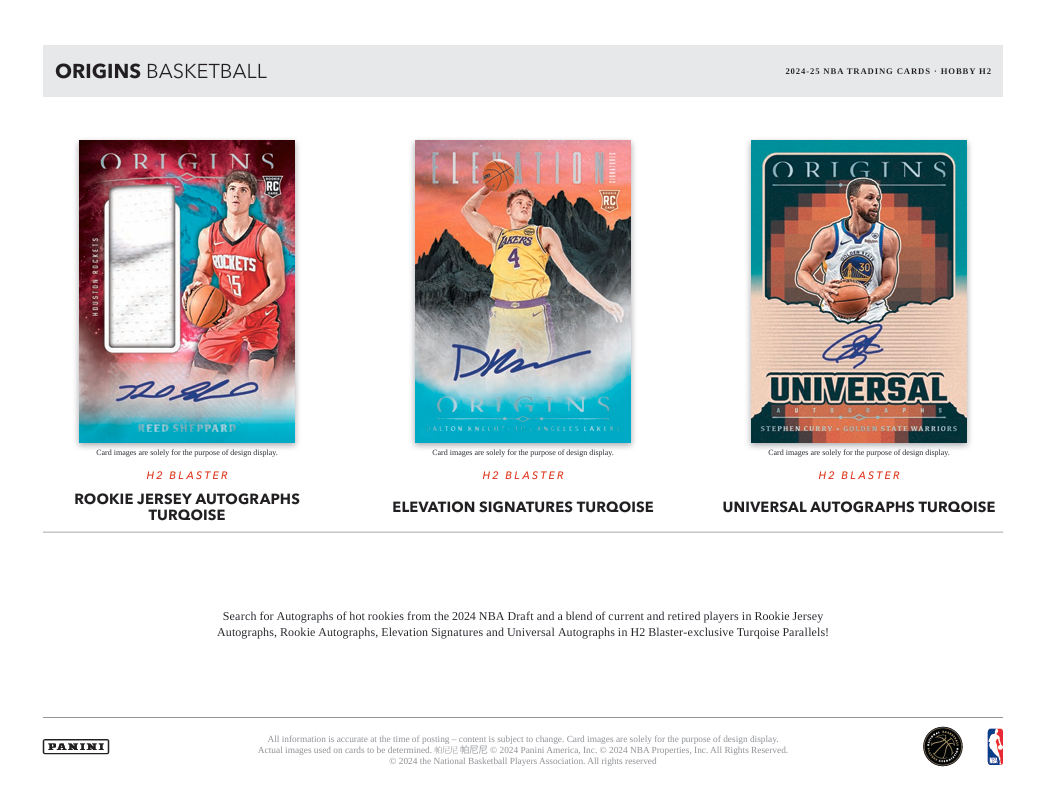 2024-25 Panini Origins Basketball Hobby H2 Box