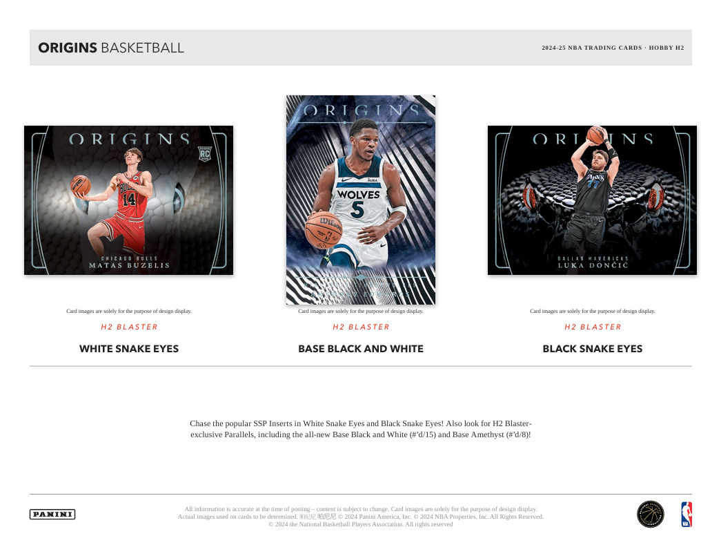 2024-25 Panini Origins Basketball Hobby H2 Box