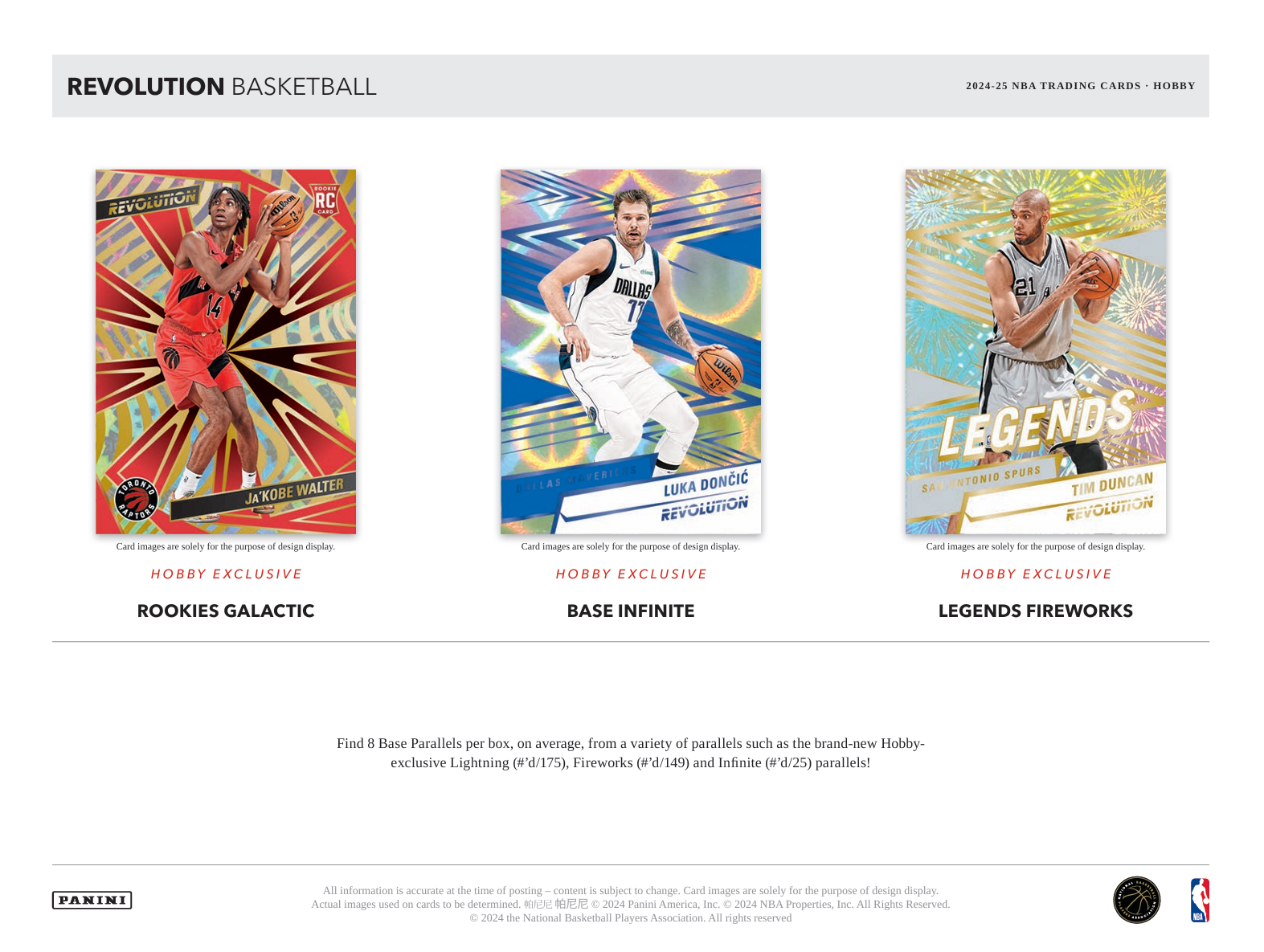 2024-25 Panini Revolution Basketball Hobby Box