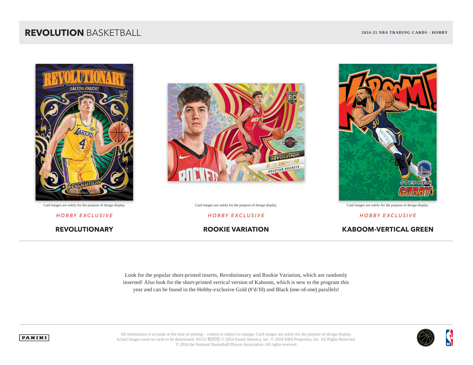 2024-25 Panini Revolution Basketball Hobby Box