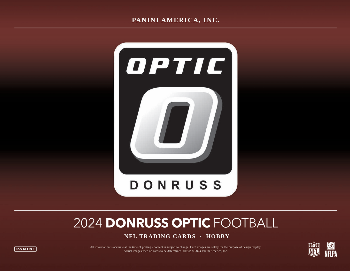 2024 Panini Donruss Optic Football Hobby Box