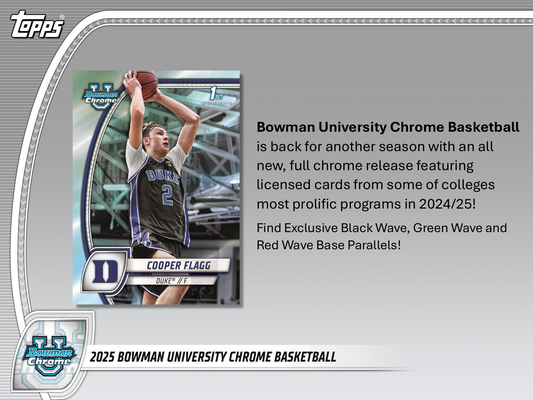 2024-25 Bowman University Chrome Basketball Value Box