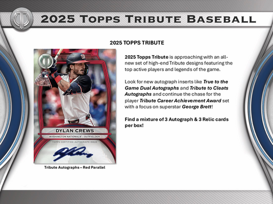 2025 Topps Tribute Baseball Hobby Box