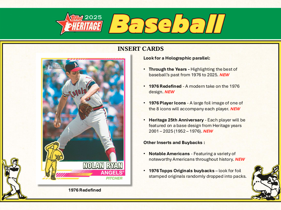 2025 Topps Heritage Baseball Value Box