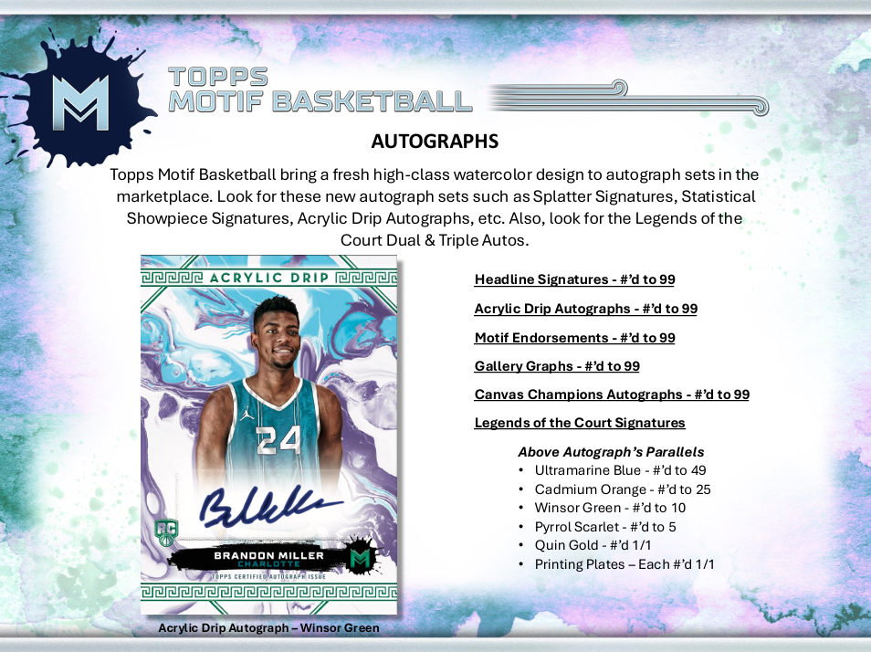 2023-24 Topps Motif Basketball Hobby Box