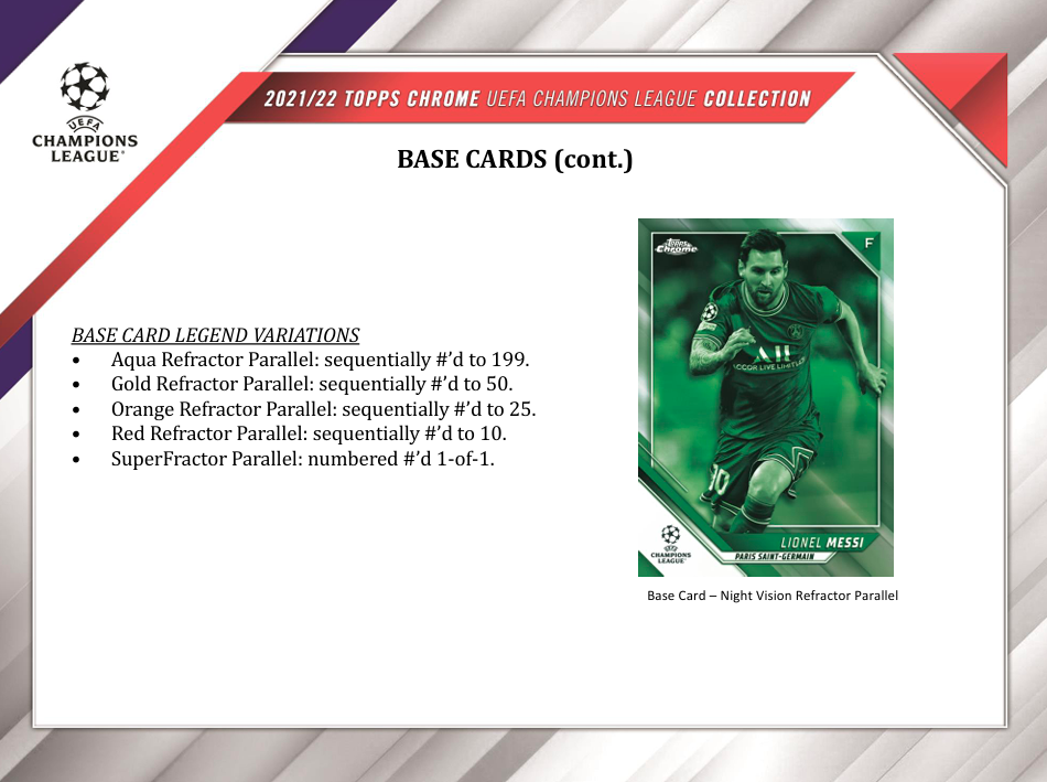 2021-22 Topps Chrome UEFA Champions League Soccer Hobby Box