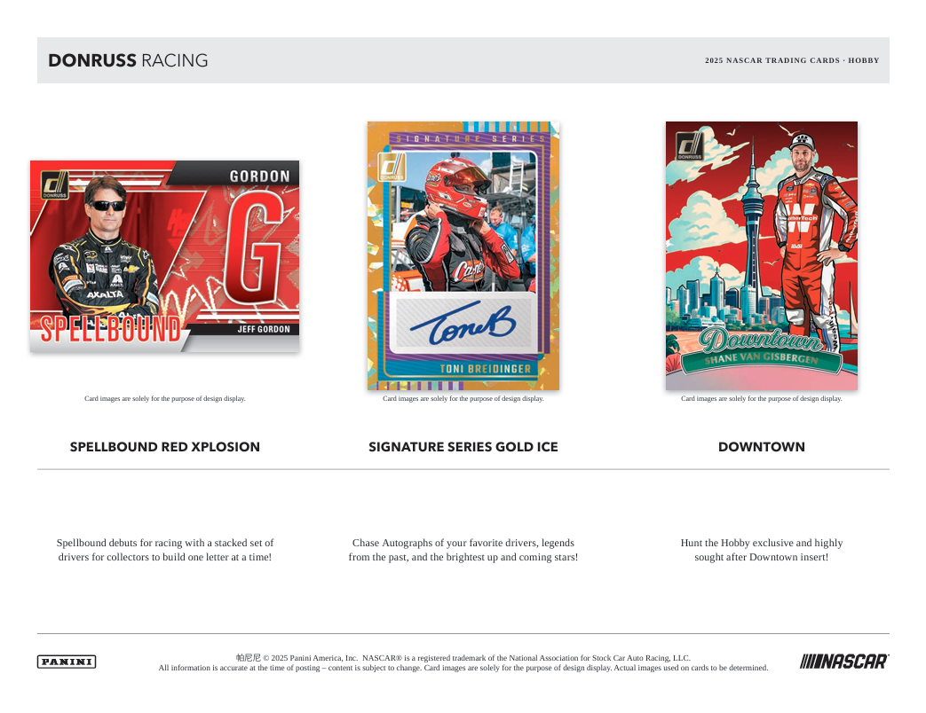 2025 Panini Donruss Racing Hobby Box