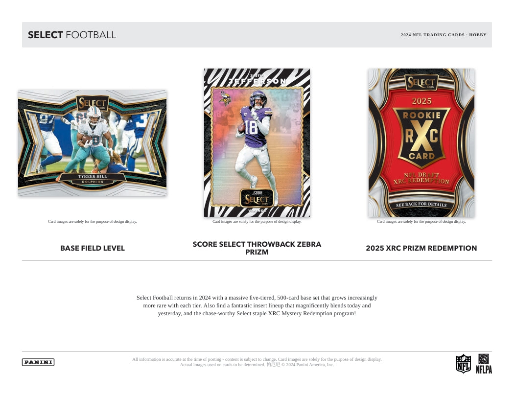 2024 Panini Select Football Hobby Box