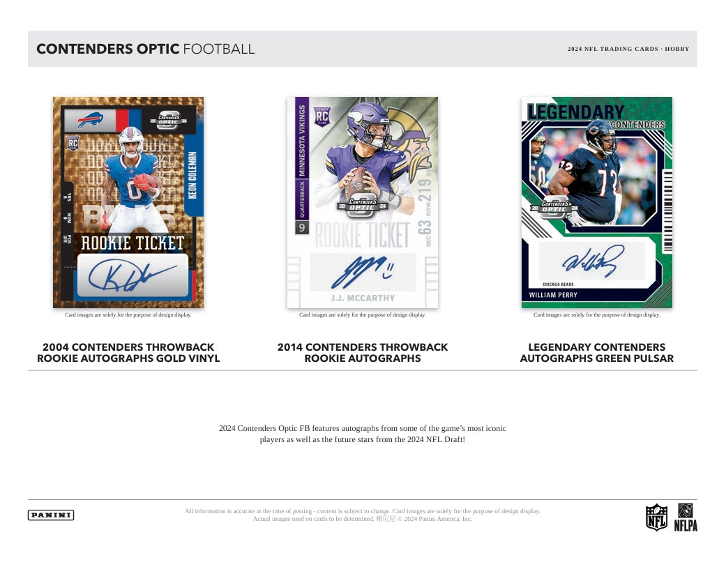 2024 Panini Contenders Optic Football Hobby Box