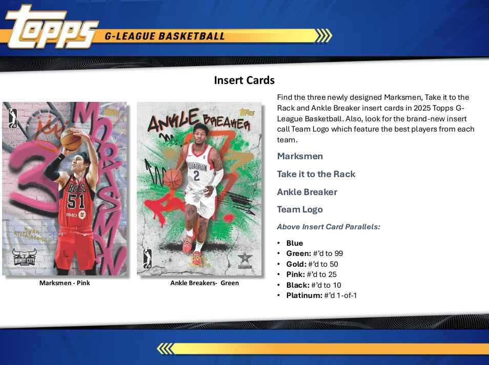 2024-25 Topps G-League Basketball Hobby Box
