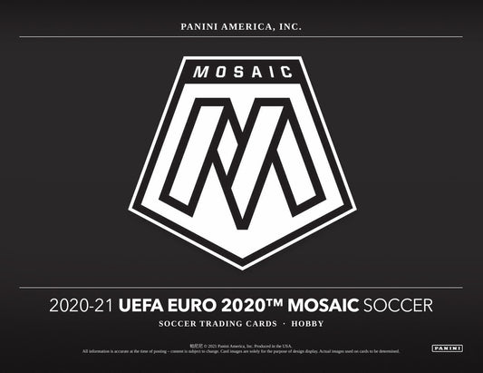 2020-21 Panini Mosaic UEFA Euro Soccer Hobby Box