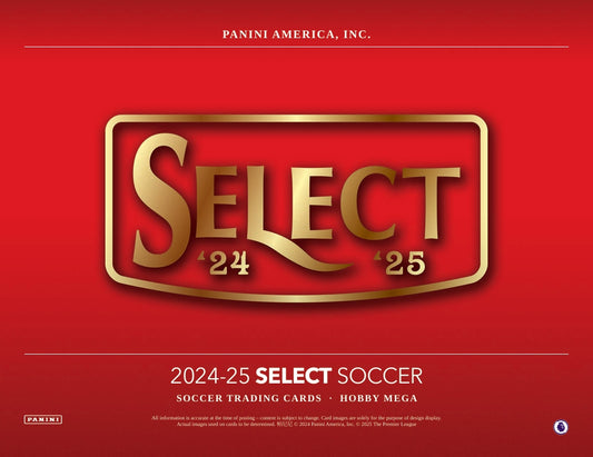 2024-25 Panini Select Premier League Soccer Hobby Mega Box