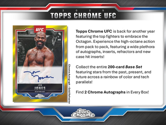 2025 Topps Chrome UFC Hobby Box