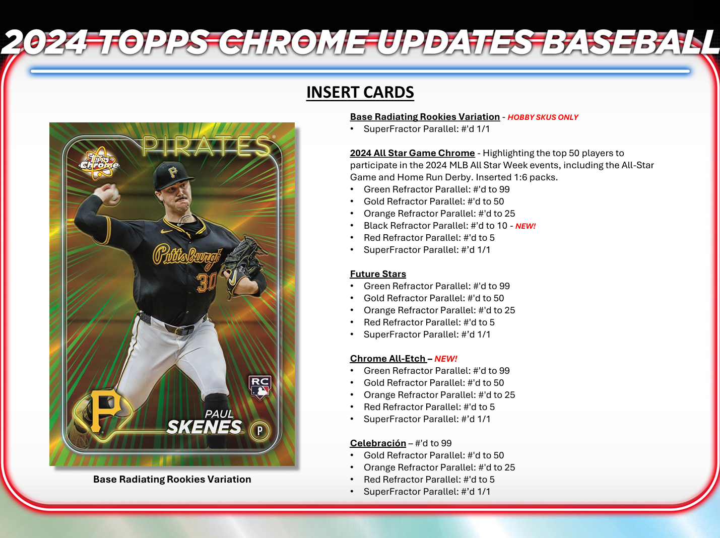 2024 Topps Chrome Update Baseball Jumbo Box