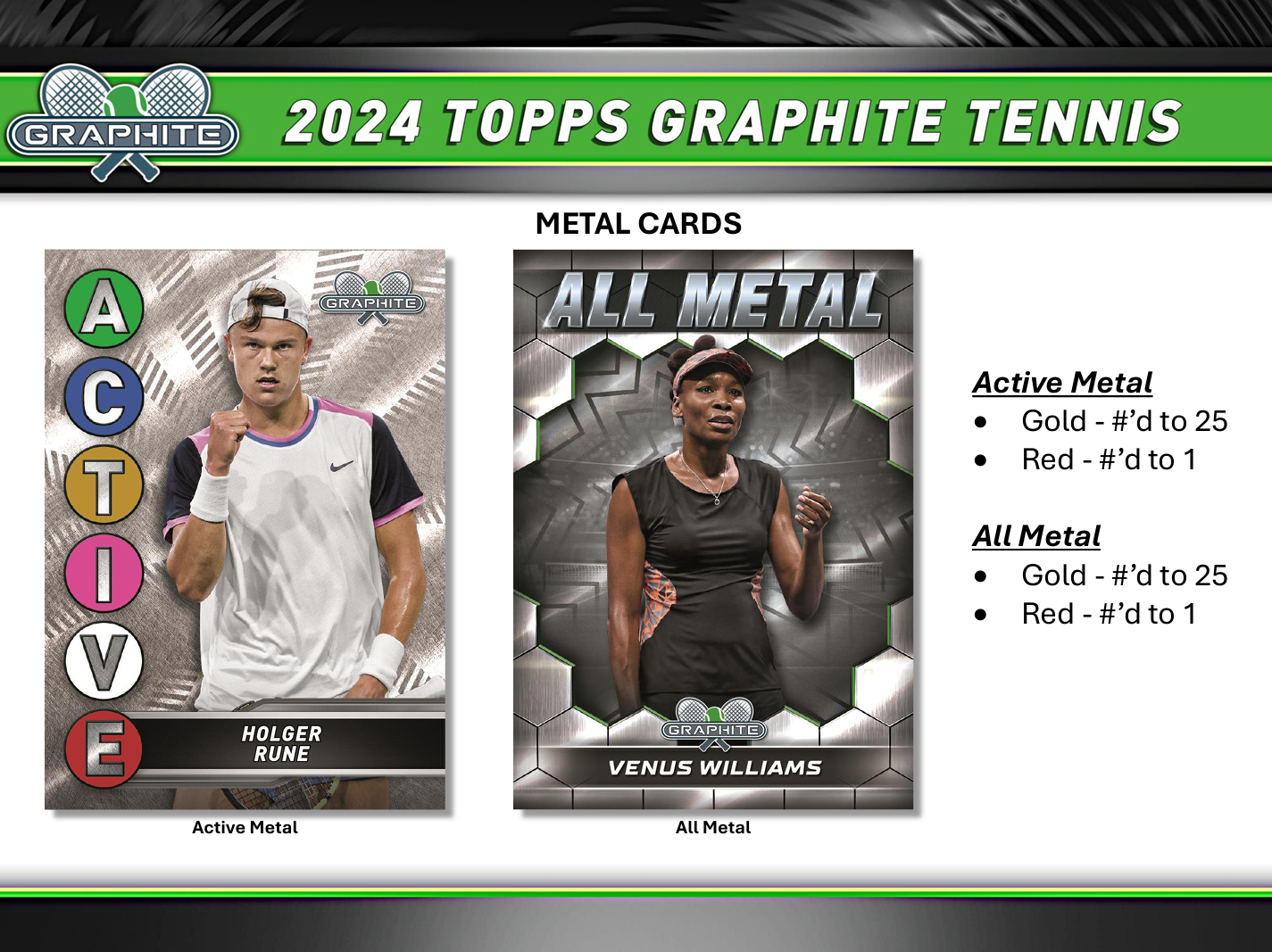 2024 Topps Graphite Tennis Hobby Box