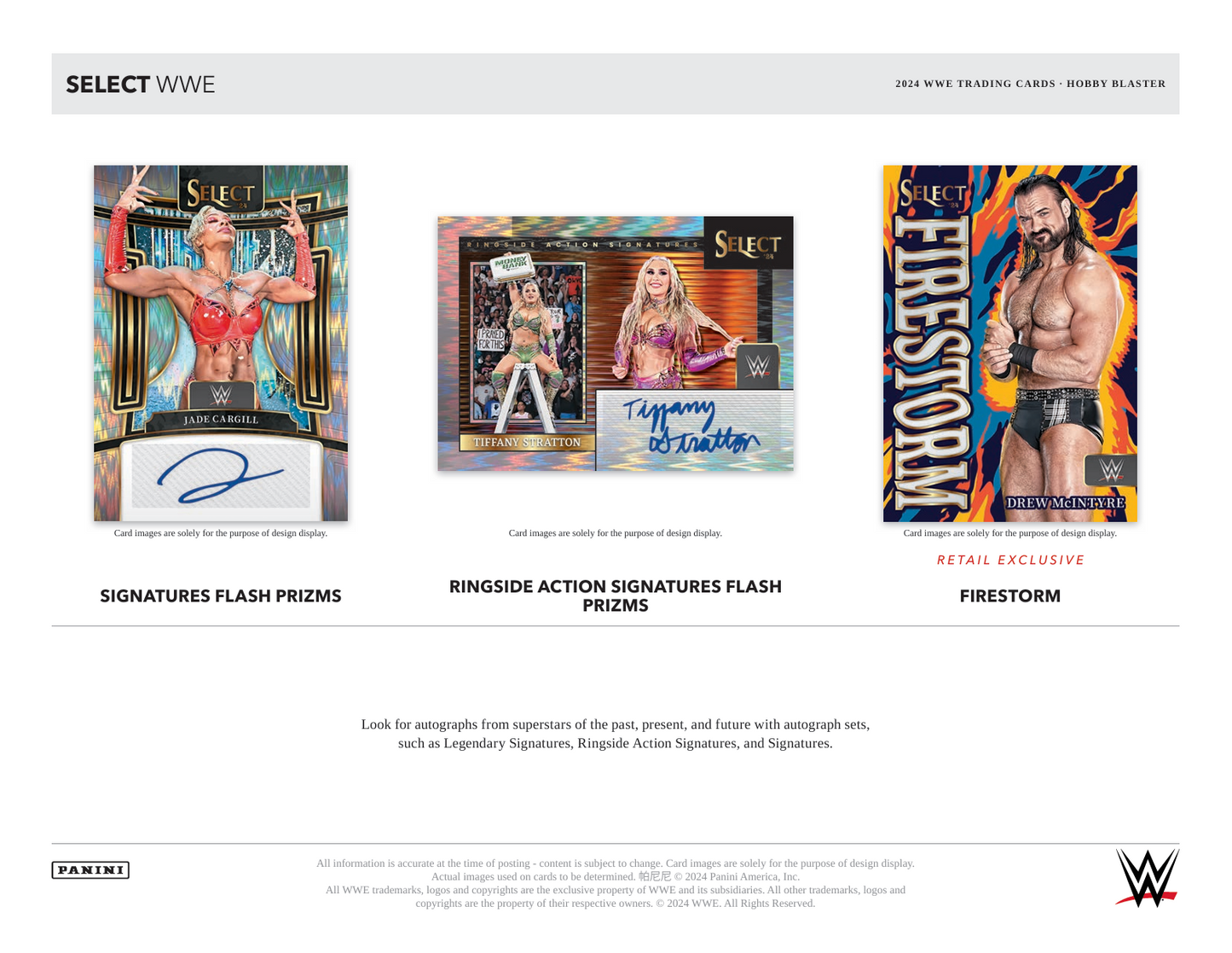 2024 Panini Select WWE Hobby Blaster Box