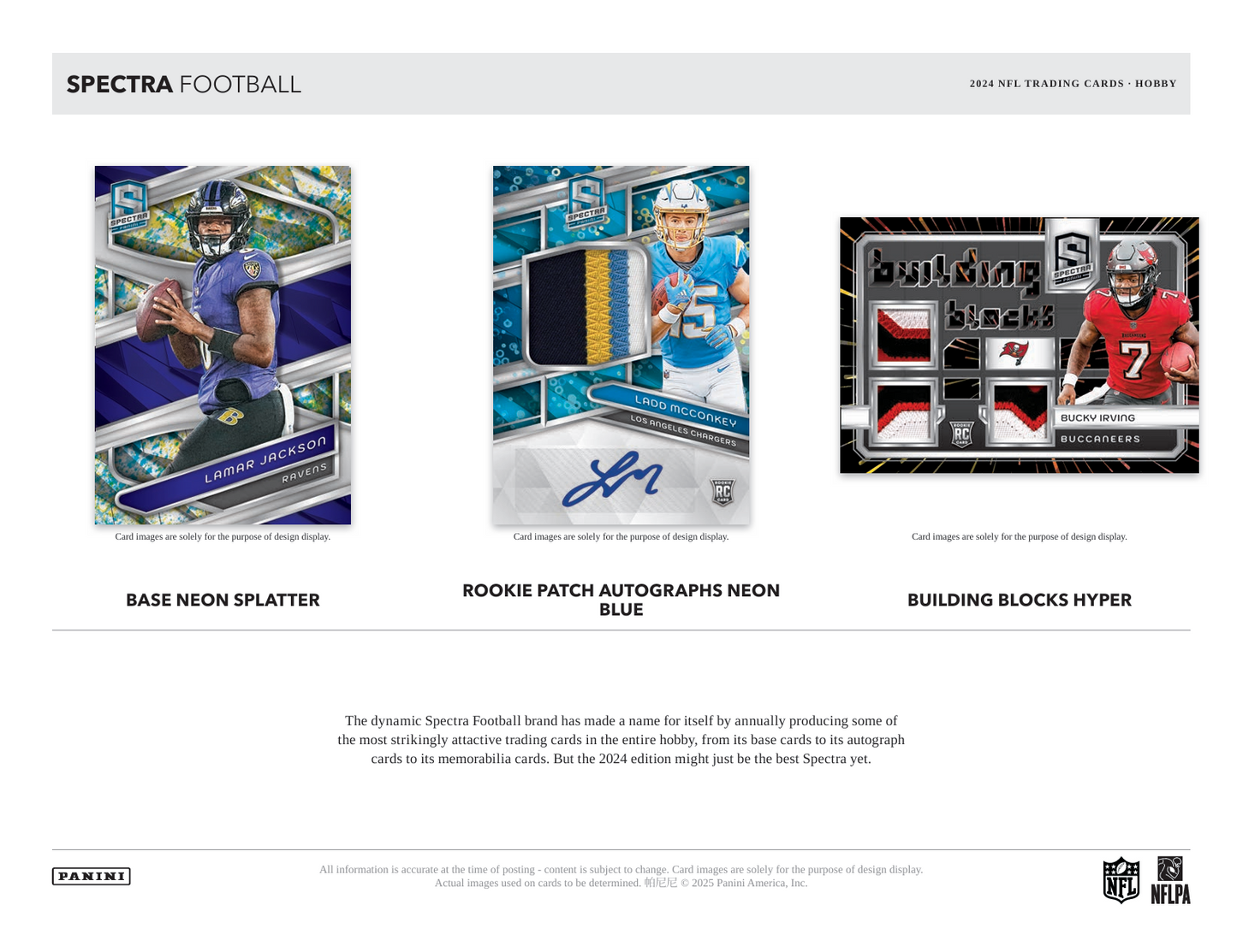 2024 Panini Spectra Football Hobby Box