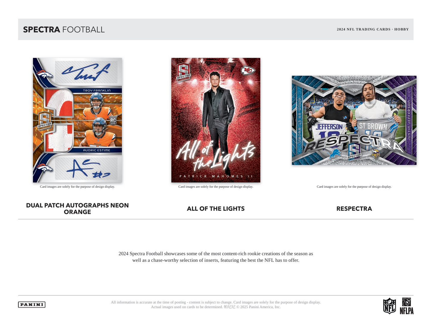 2024 Panini Spectra Football Hobby Box