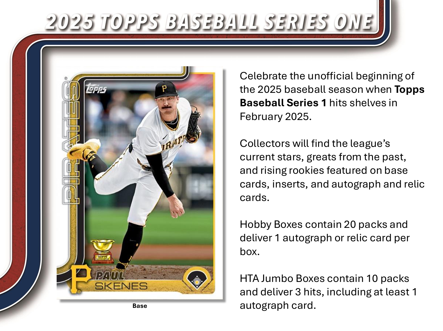 2025 Topps Series 1 Baseball Jumbo Box