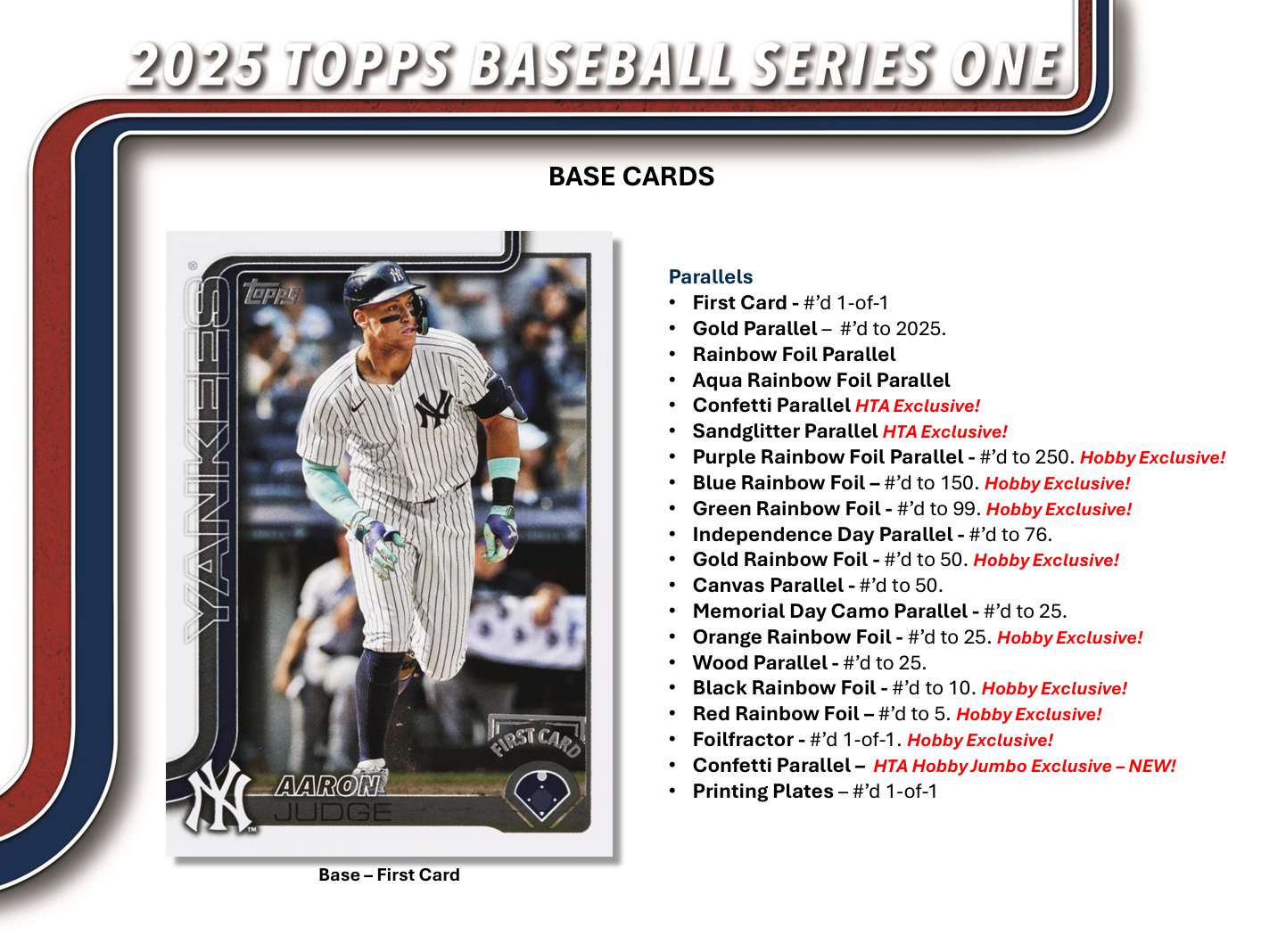 2025 Topps Series 1 Baseball Jumbo Box