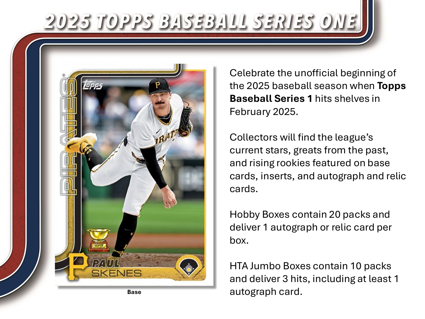 2025 Topps Series 1 Baseball Hobby Box