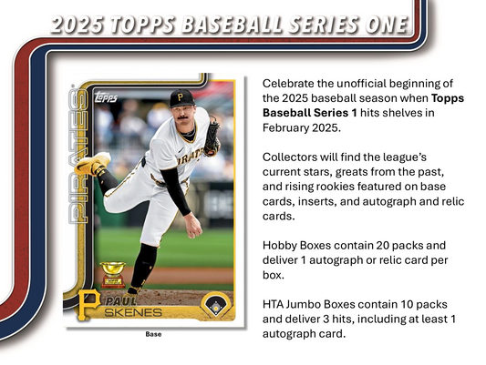 2025 Topps Series 1 Baseball Hobby Box