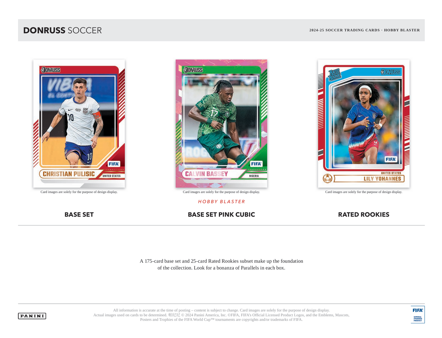 2024-25 Panini Donruss Soccer Hobby Blaster Box