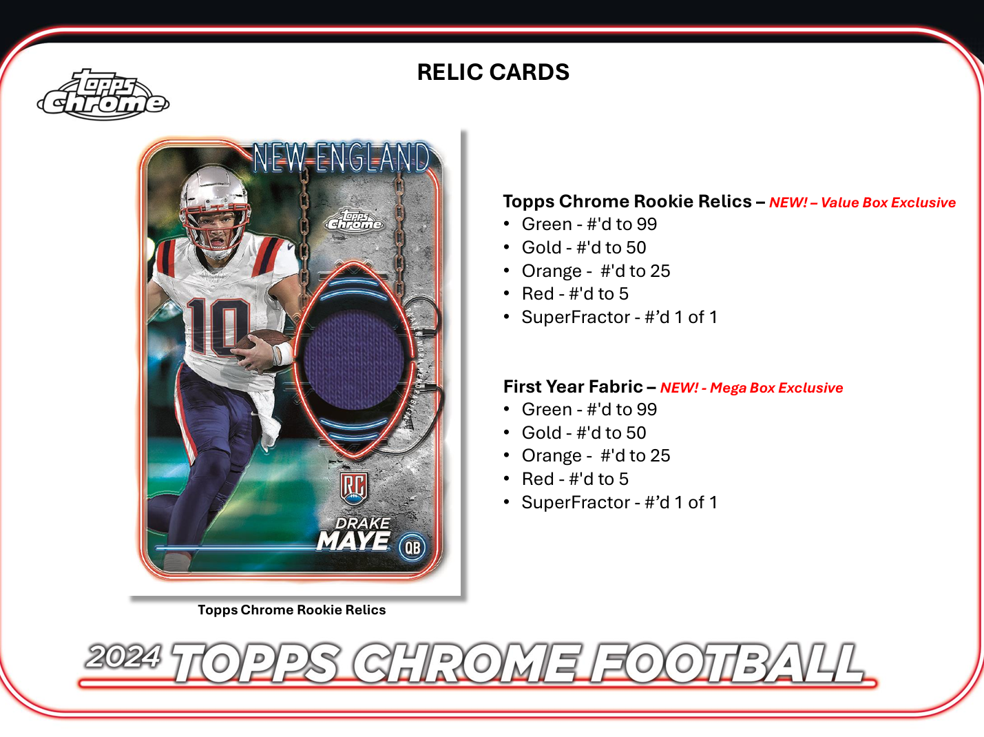 2024 Topps Chrome Football Value Box
