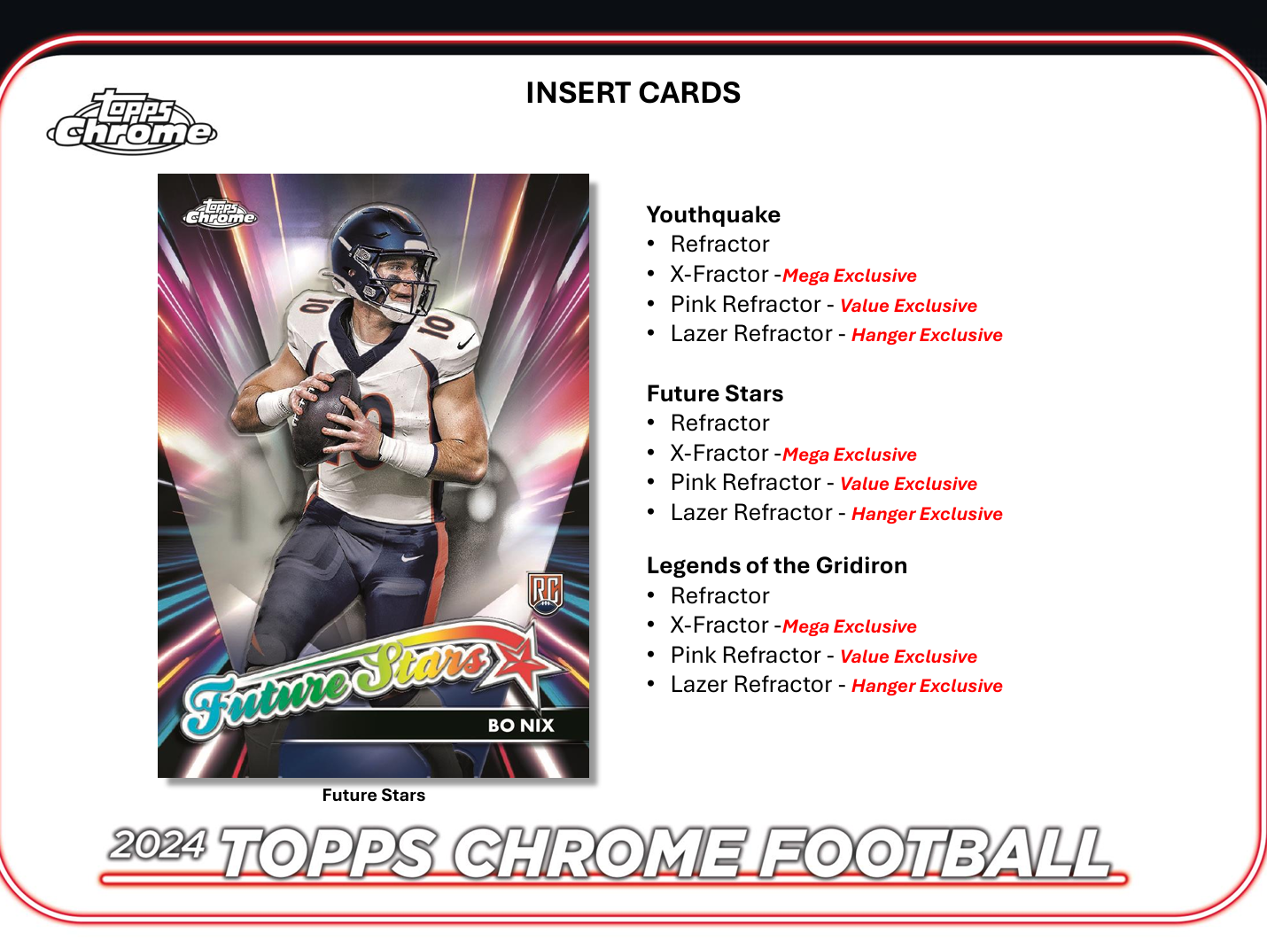 2024 Topps Chrome Football Mega Box