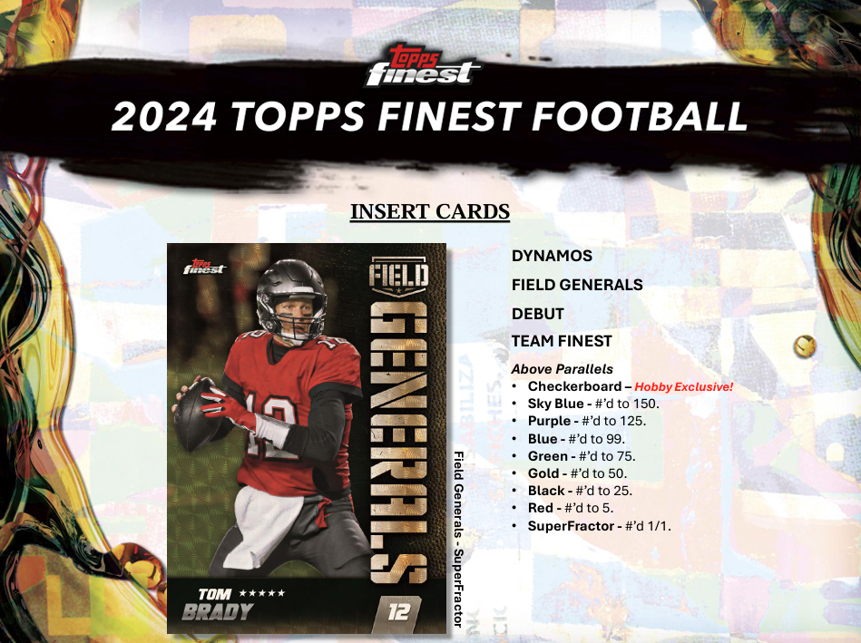 2024 Topps Finest Football Hobby Box
