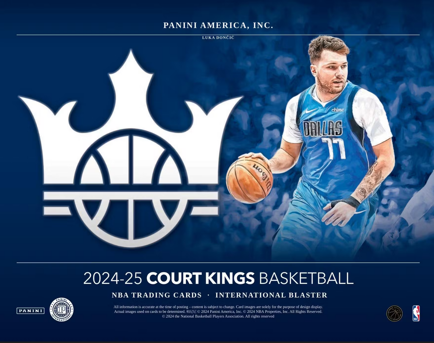 2024-25 Panini Court Kings Basketball International Blaster Box