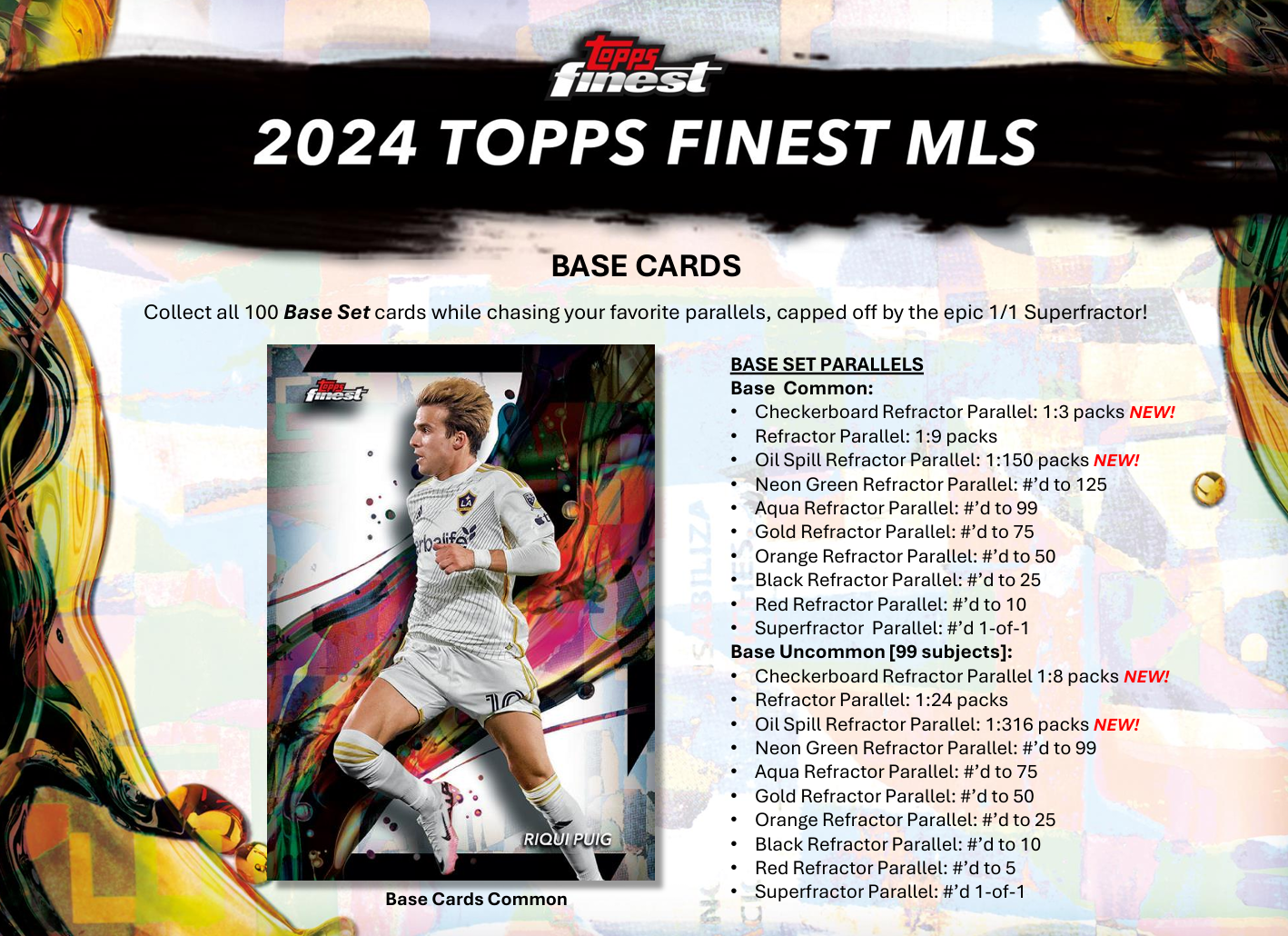 2024 Topps Finest MLS Soccer Hobby Box