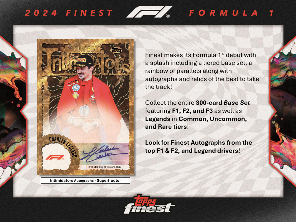 2024 Topps Finest Formula 1 Hobby Box