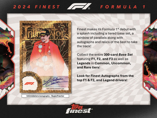 2024 Topps Finest Formula 1 Hobby Box