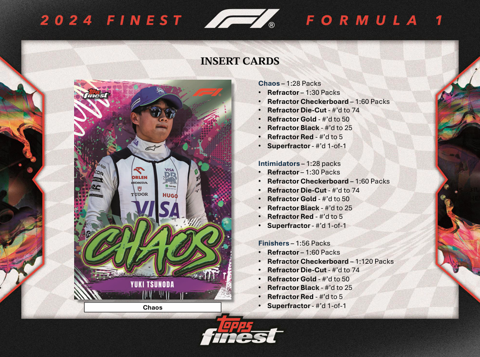 2024 Topps Finest Formula 1 Hobby Box