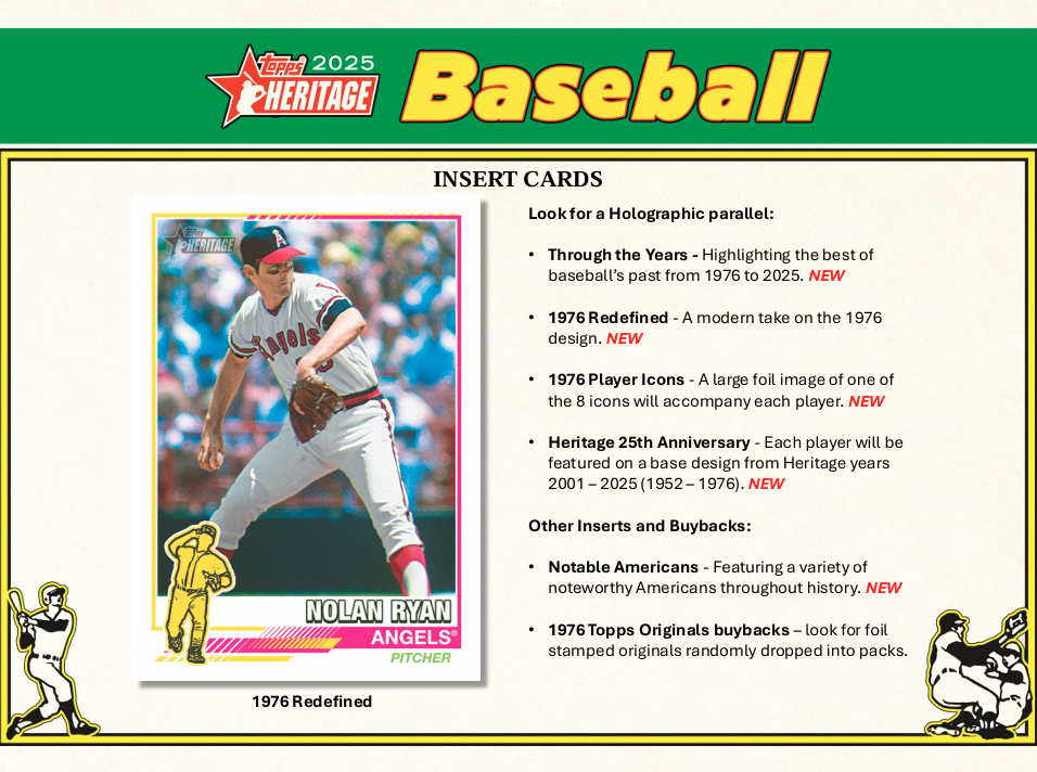 2025 Topps Heritage Baseball Hobby Box