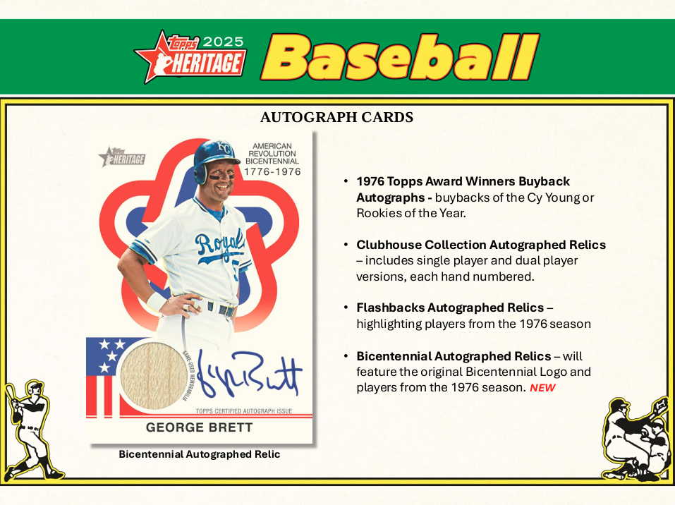 2025 Topps Heritage Baseball Hobby Box
