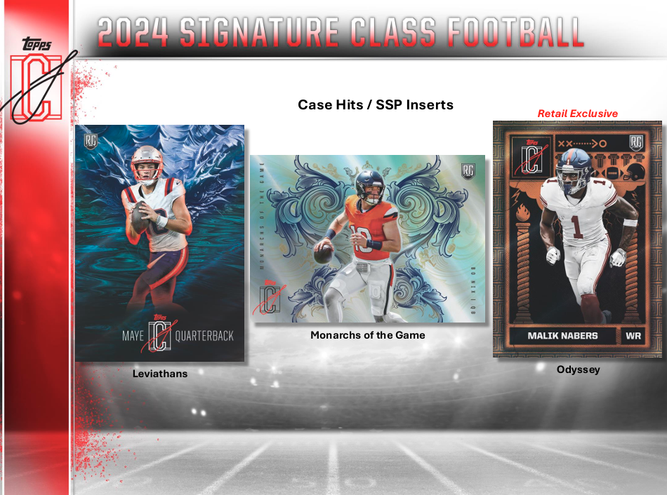 2024 Topps Signature Class Football Hobby Box