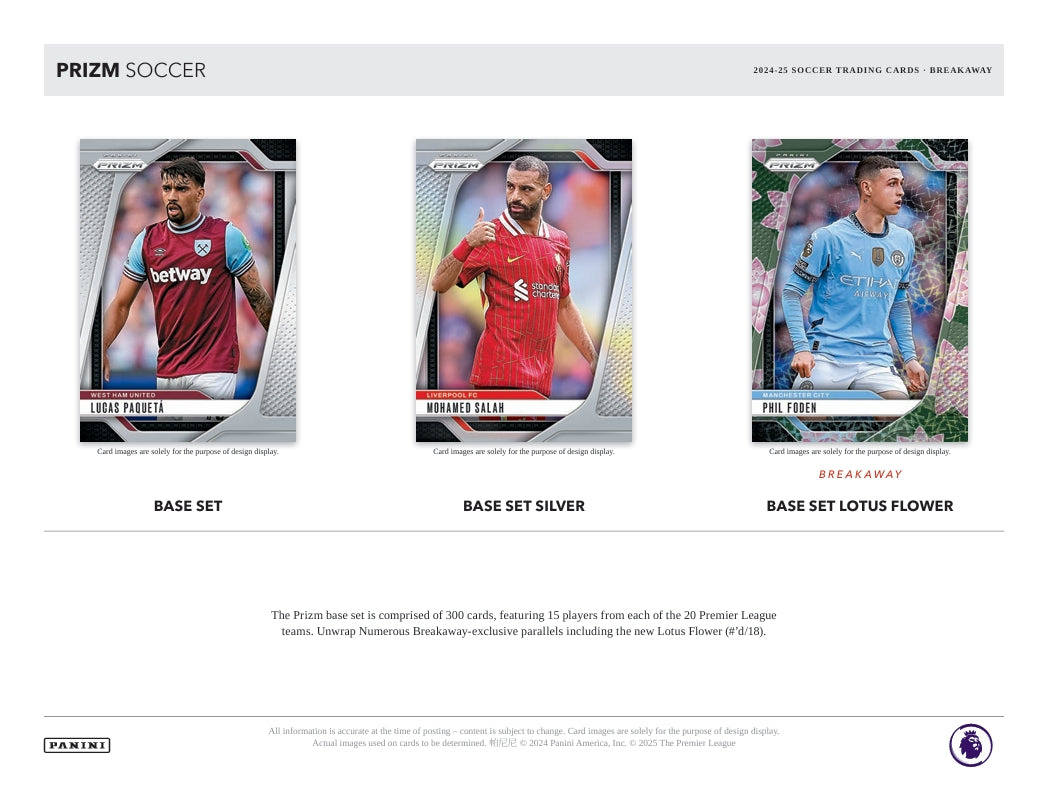 2024-25 Panini Prizm Premier League Soccer Breakaway Box