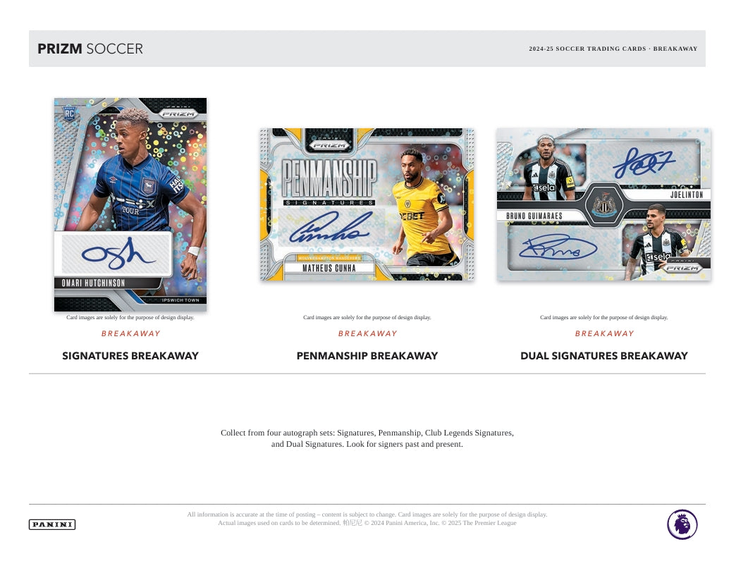 2024-25 Panini Prizm Premier League Soccer Breakaway Box