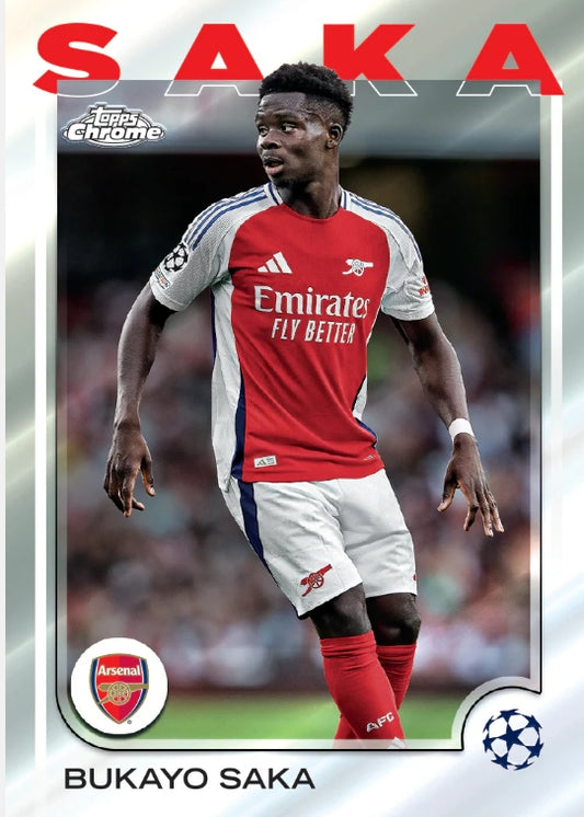 2024-25 Topps Chrome UEFA Club Competition Soccer Value Box
