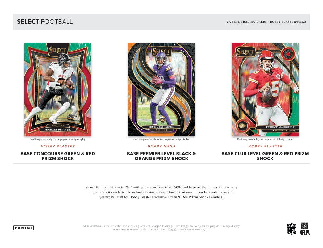 2024 Panini Select Football Hobby Blaster Box
