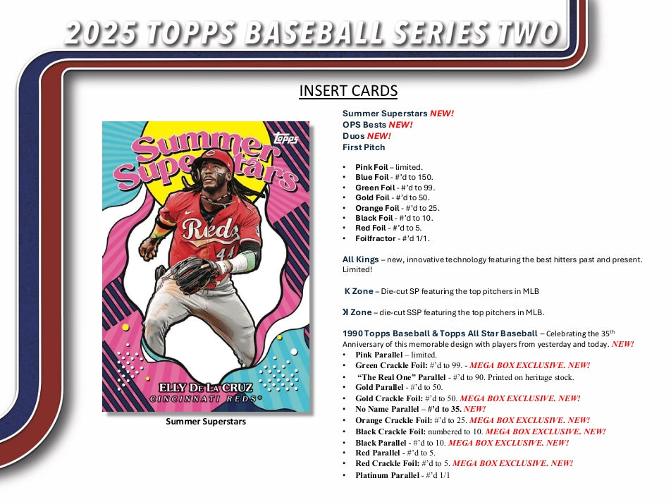 2025 Topps Series 2 Baseball Mega Box