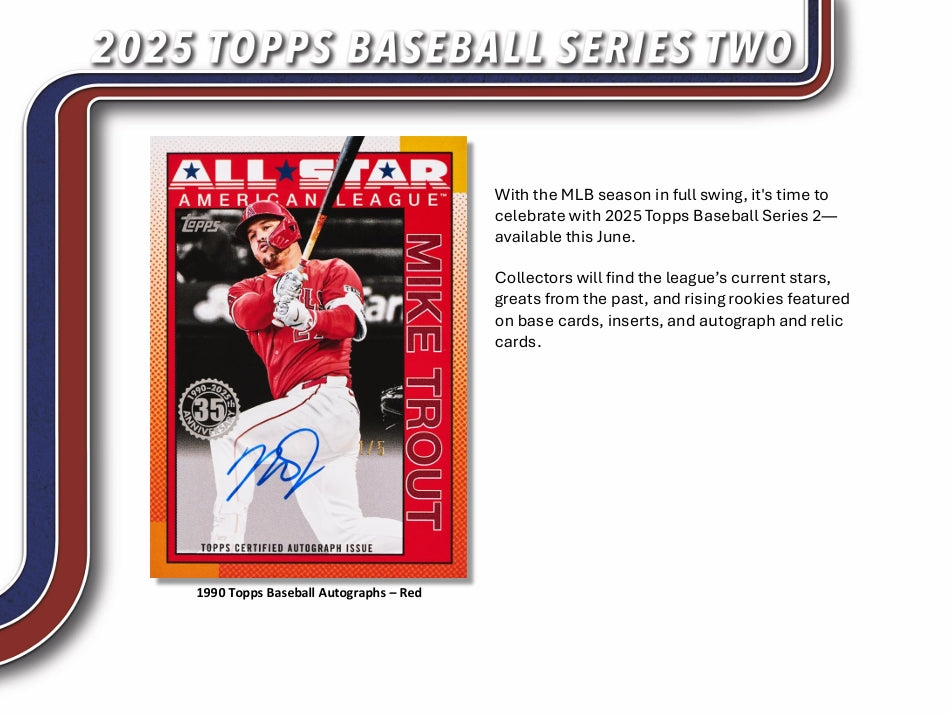2025 Topps Series 2 Baseball Mega Box